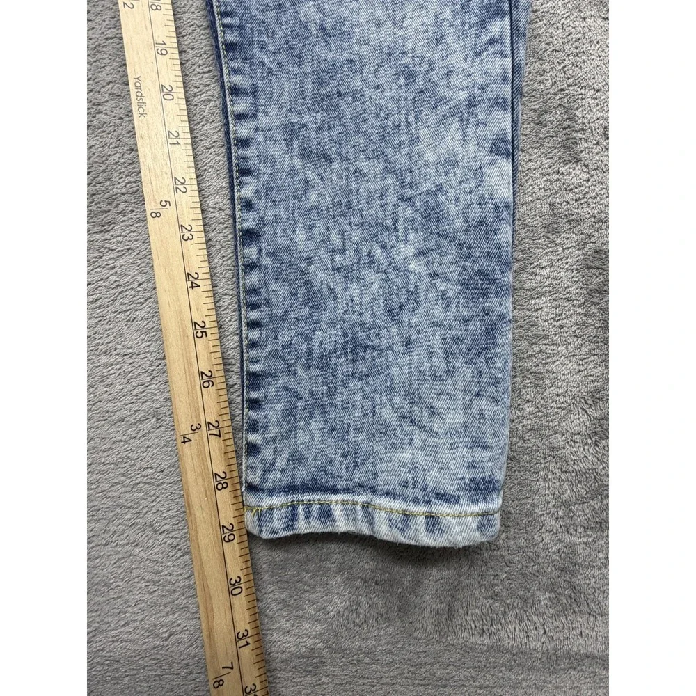 Southpole Jean Men Measured 32x29 Light Blue Acid Wash Skinny Tapered Streetwear